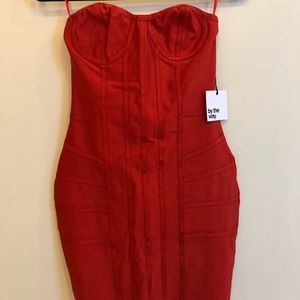 by the way | NWT bodycon bandage dress/ red